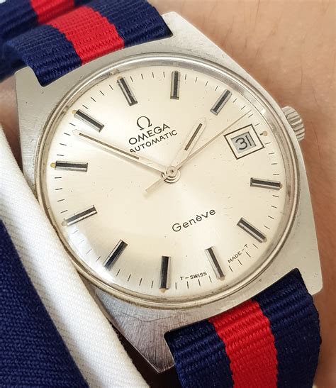 vintage omega geneve watch case marks|omega geneve automatic 1974.